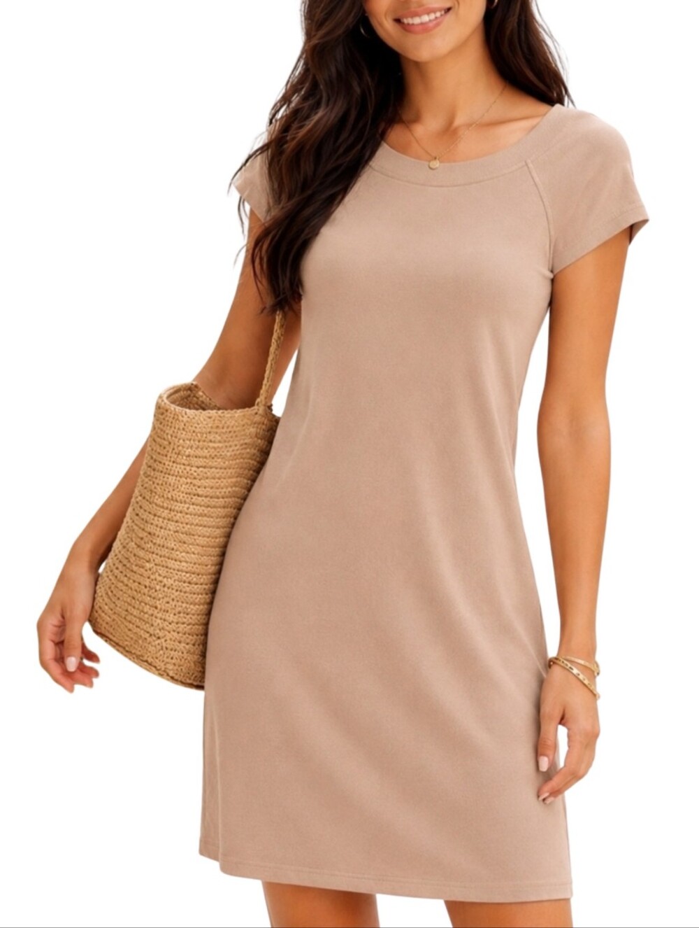 NWOT Workshop Cap Sleeve Dress, 100% Cotton, Sz S